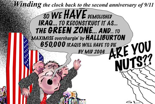 bush on iraqi deconstruction ....