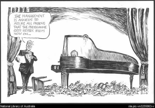 at the theatre of the elites .....