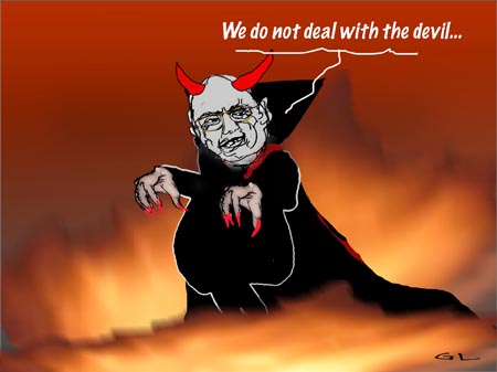 giving evil a bad name .....