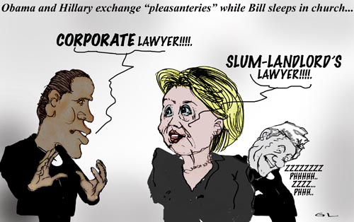hillary hiccups .....