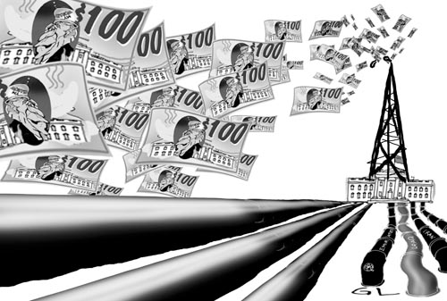 the spoils of oil .....