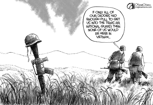 the stench of bushit .....